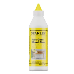 Stanley Fast Cure Wood Glue – D4 High Durability, 13.5oz