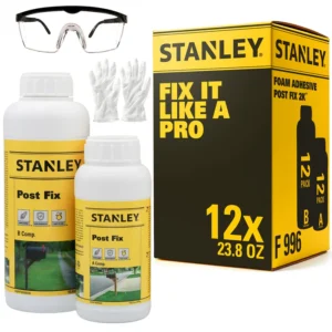 Stanley Post Fix, Fence Post Foam - Rapid Installation Composite, 23.8oz